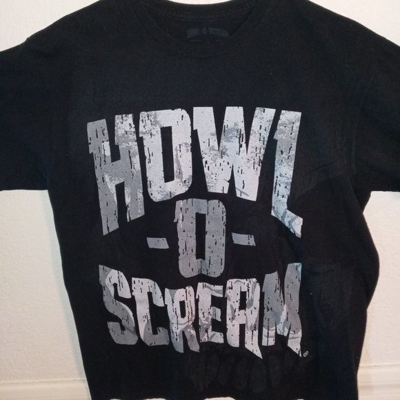 2018 BUSCH GARDENS FL HOWL- 0 - SCREAM , A NEW ERA OF TERROR WOMENS T SHIRT SZ L - Picture 1 of 3